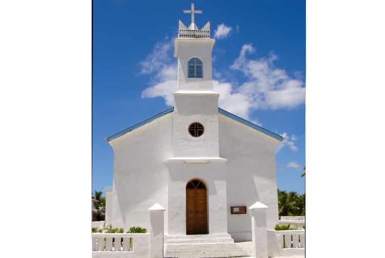 L'église de Tatakoto, en 2007