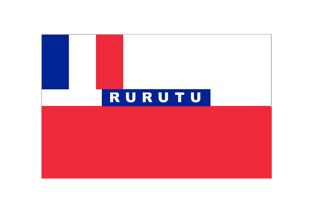 Drapeau de Rurutu sous le Protectorat (1858-1889)