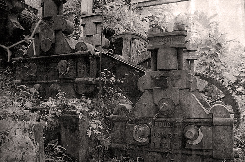 Vestiges de l'ancienne rhumerie de Papara