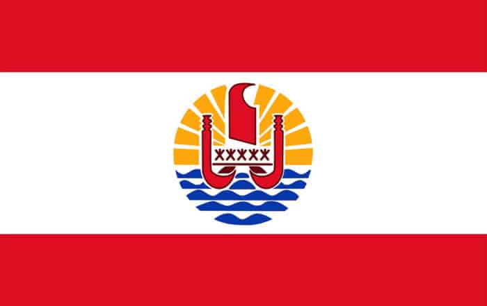 Drapeau de la Polynésie française, Tahiti