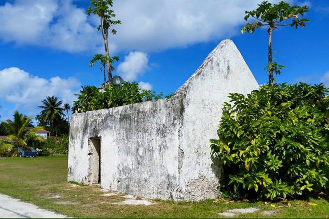 Ancienne prison de Takapoto en 2015. Photo Chantal Alexandre Tahiti iti