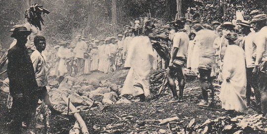 Un Humuti à Huahine. Photo A. Itcher
