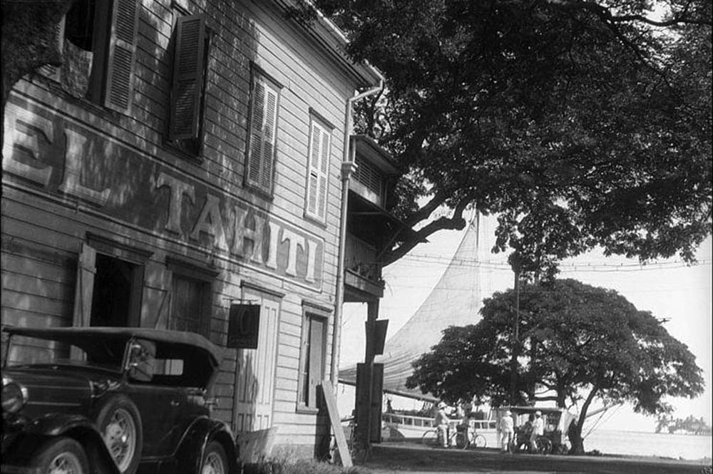 L'Hôtel Tahiti au coin de la rue Jeanne d'Arc, en 1932. Photo Roger Parry