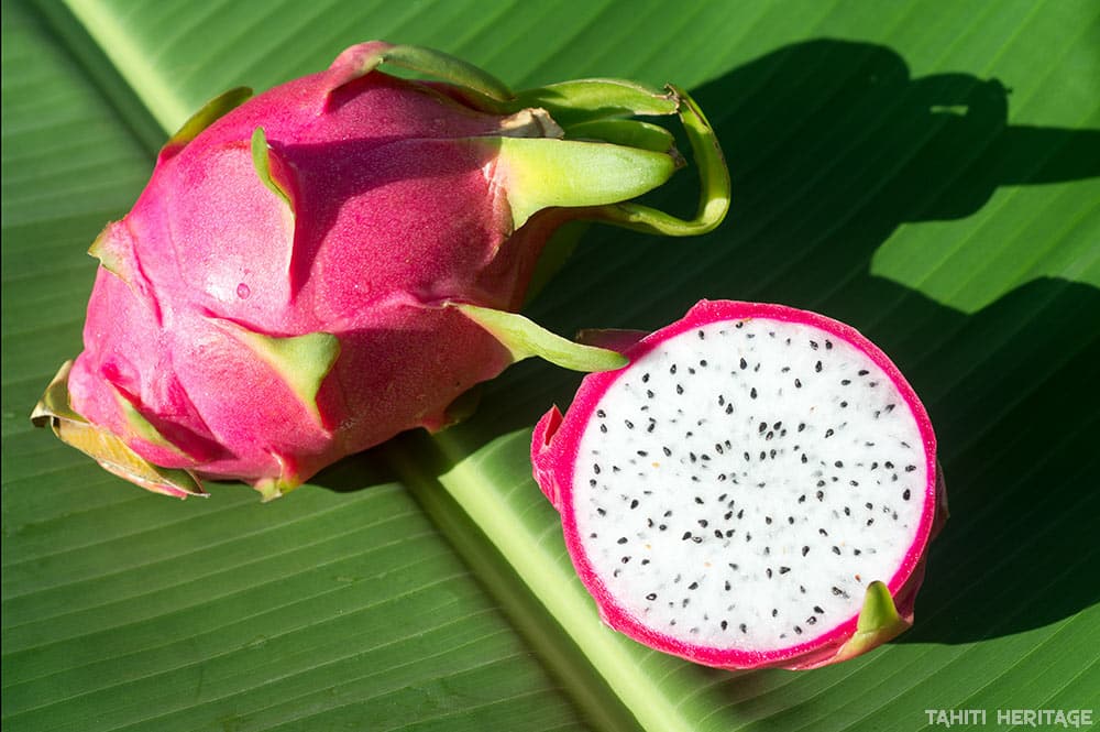 Pitaya, le fruit du dragon © Tahiti Heritage