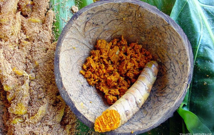 Curcuma longa, Rea Tahiti, Tumeric © Tahiti Heritage