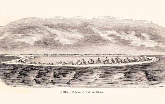 Coral island or Atoll
