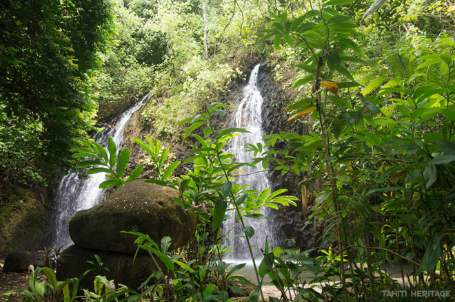 Cascade Vaihi à Faaone, Tahiti © Tahiti Heritage