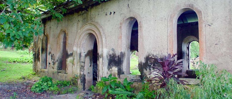 Chapelle St Agathe du couvent de Rouru, à Mangareva © Tahiti Heritage