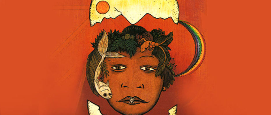 Illustration de Taaroa par Bobby Holcomb. Coll. Maison de la Culture de Tahiti