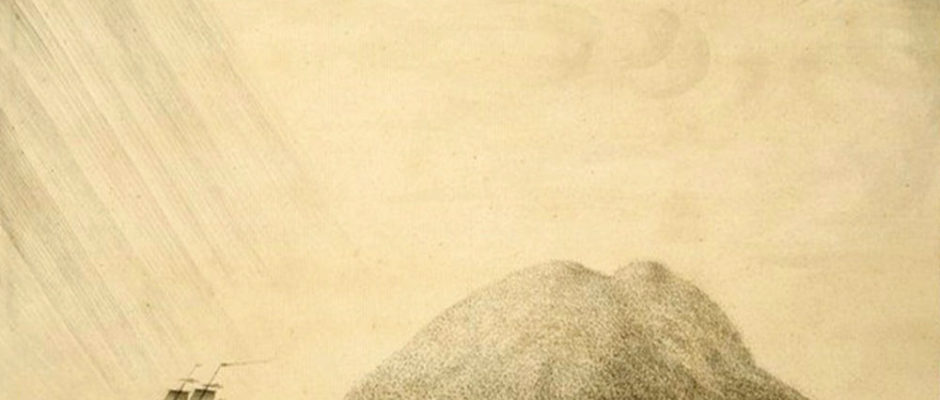 Ile de Mehetia, vu par Samuel Wallis en 1767