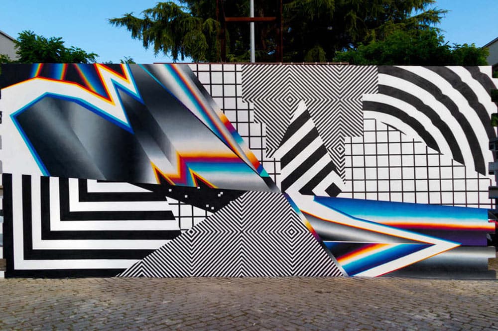 Street-art par Felipe Pantone