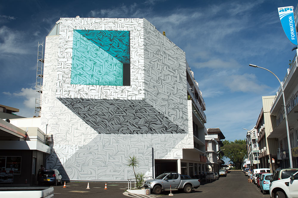 Street Art, le trompe l'oeil d'Astro - Papeava à Papeete