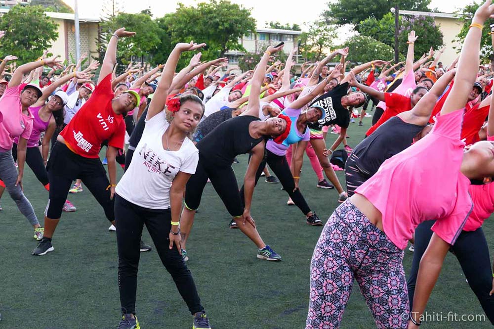 Tahiti Fitness challenge au Stade Bambridge. Photo Tahiti Fit