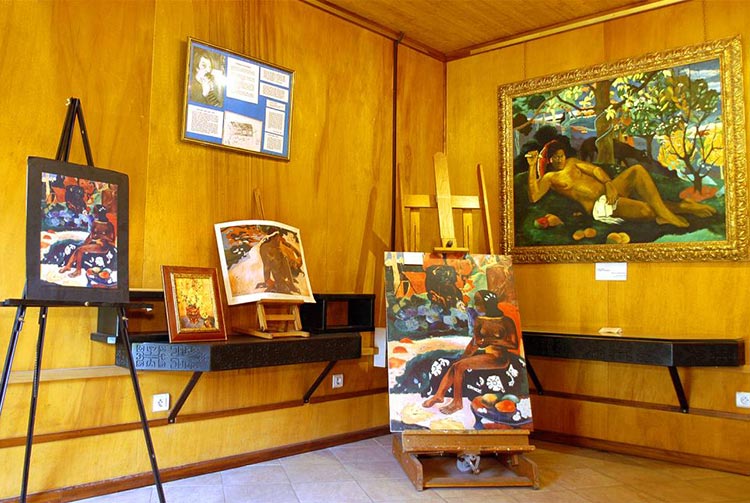 L'intérieur du musée Gauguin