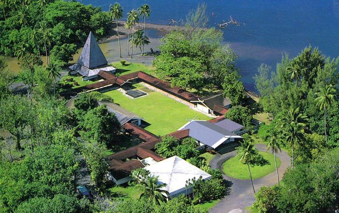 Le musée Gauguin de Papeari en 1964. Coll. R. Weimann