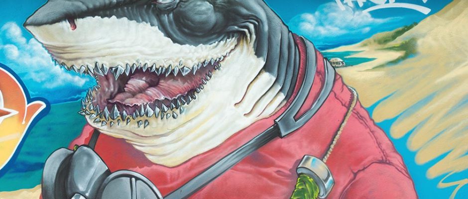 Les requins de Nilko et Inkie, à Uturoa