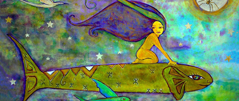 Légende de Terehe, dîte de Tahiti Nui, illustrée par Sarahina
