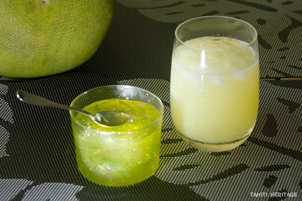 Marmelade et jus de pamplemousse vert de Tahiti © Tahiti Heritage