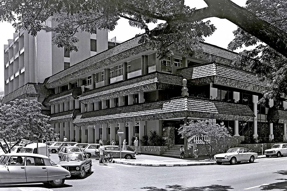 L'hôtel des Postes de Papeete en 1980