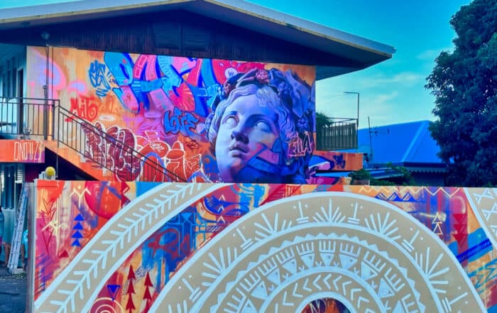 Street-art résidence Tihoni à Paea